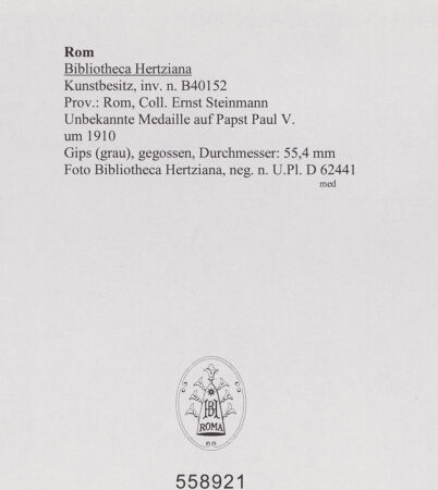 Rückseite von bh558921_recto