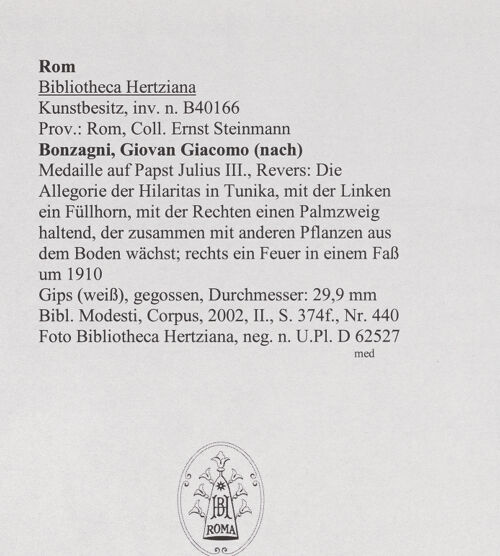 Rückseite von bh558931_recto