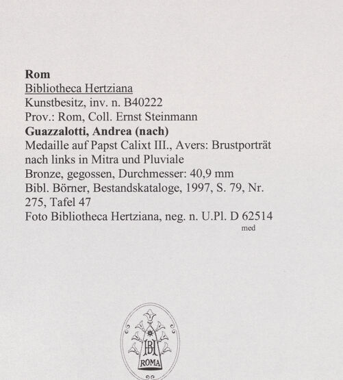 Rückseite von bh558962_recto