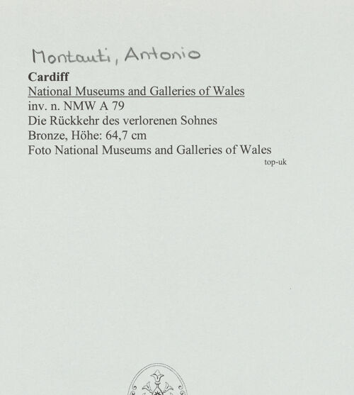 Rückseite von National Museums and Galleries of Wales [https://www.deutsche-digitale-bibliothek.de/content/lizenzen/rv-ez/] Die Rückkehr des verlorenen Sohnes - , bh559444_recto. Foto.