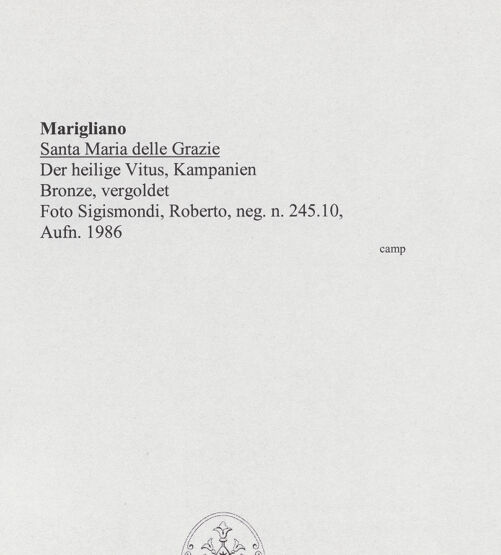 Rückseite von Sigismondi, Roberto [http://creativecommons.org/licenses/by-nc-sa/4.0/] Heiliger Vitus - Gesamtansicht, bh559596_recto. Foto: Sigismondi, Roberto.