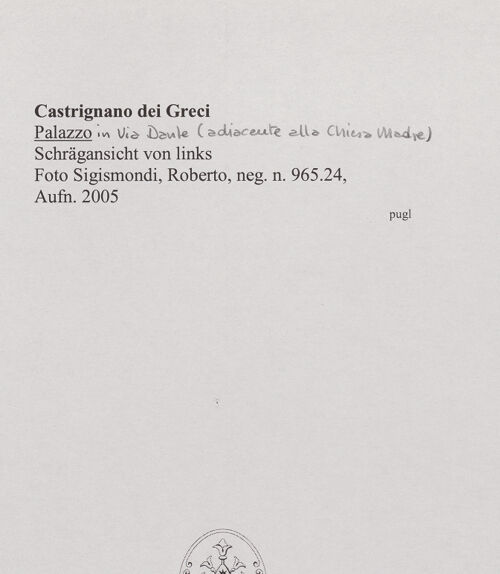 Rückseite von bh564931_recto