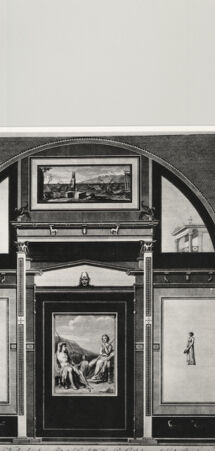 Rückseite von DAI [http://creativecommons.org/publicdomain/mark/1.0/] Serie antiker Wandgemälde der Villa Negroni in RomWanddekoration mit Venus und Adonis (?) (Raum E) - , bh566872. Foto.