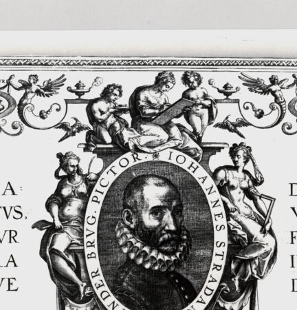 Rückseite von Germanisches Nationalmuseum [http://creativecommons.org/publicdomain/mark/1.0/] Bildnis des Jan van der Straet - , bh570803. Foto.