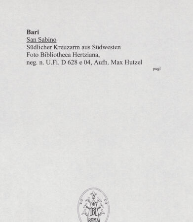 Rückseite von Bibliotheca Hertziana [https://www.deutsche-digitale-bibliothek.de/content/lizenzen/rv-fz/] CattedraleSüdseite und SüdquerhausSüdquerhaus - Gesamtansicht von Südwesten, bh571618_recto. Foto: Hutzel, Max.