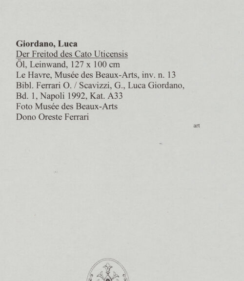 Rückseite von Musée des Beaux-Arts [https://www.deutsche-digitale-bibliothek.de/content/lizenzen/rv-ez/] Der Freitod des Cato Uticensis - , bh571995_recto. Foto.