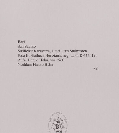 Rückseite von Bibliotheca Hertziana [https://www.deutsche-digitale-bibliothek.de/content/lizenzen/rv-fz/] CattedraleSüdseite und SüdquerhausSüdquerhaus - Teilansicht von Südwesten, bh573149_recto. Foto: Hahn, Hanno.