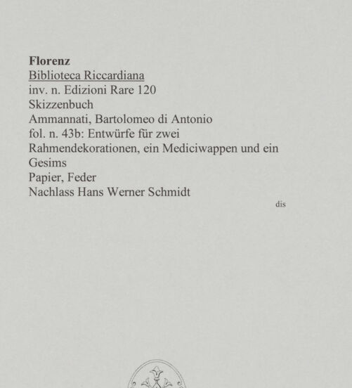 Rückseite von bh574205_recto