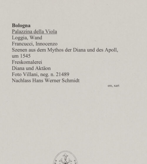 Rückseite von bh574476_recto