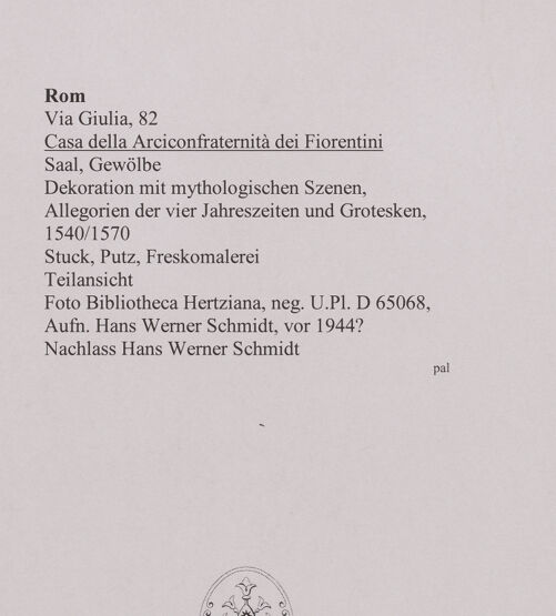 Rückseite von bh574677_recto