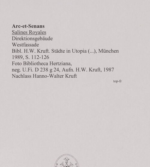 Rückseite von bh576499_recto