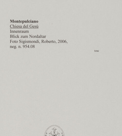 Rückseite von Sigismondi, Roberto [http://creativecommons.org/licenses/by-nc-sa/4.0/] Chiesa del Gesù - Blick zum Nordaltar, bh577228_recto. Foto: Sigismondi, Roberto.