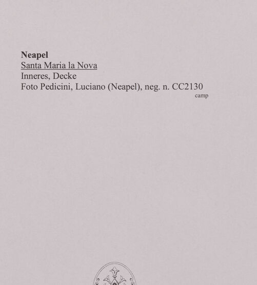 Rückseite von Pedicini, Luciano [https://www.deutsche-digitale-bibliothek.de/content/lizenzen/rv-ez/] Deckendekoration - Gesamtansicht, bh580532_recto. Foto.