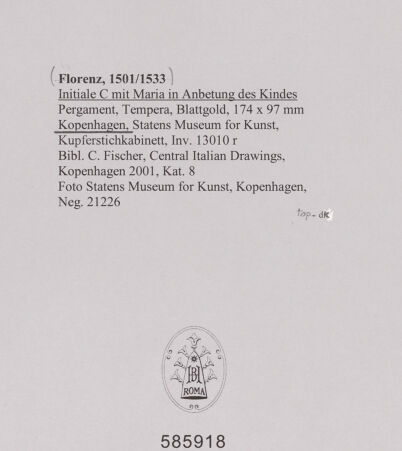 Rückseite von bh585918_recto