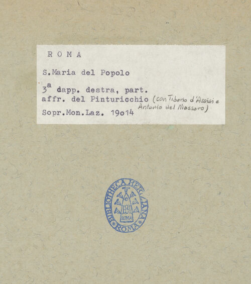 Rückseite von Sopr.Mon.Laz. [https://www.deutsche-digitale-bibliothek.de/content/lizenzen/rv-ez/] Sockelzone und Himmelfahrt Mariens  - Fenster und Wandfeld links vom Altar, bh587500_recto. Foto.