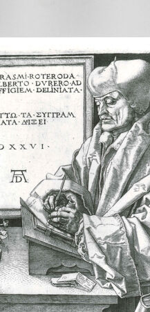 Rückseite von Germanisches Nationalmuseum [https://www.deutsche-digitale-bibliothek.de/content/lizenzen/rv-ez/] Erasmus von Rotterdam - , bh587507. Foto.