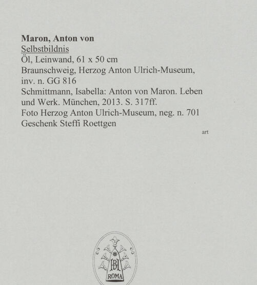 Rückseite von Herzog Anton Ulrich-Museum [https://www.deutsche-digitale-bibliothek.de/content/lizenzen/rv-ez/] Selbstbildnis - , bh588552_recto. Foto.