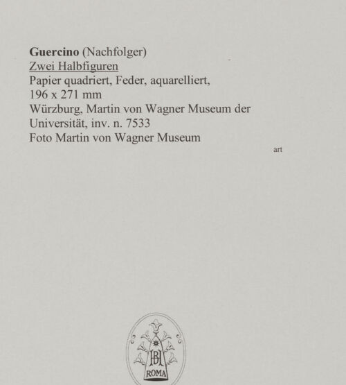 Rückseite von Martin von Wagner Museum [https://www.deutsche-digitale-bibliothek.de/content/lizenzen/rv-ez/] Zwei Halbfiguren - , bh588761_recto. Foto.