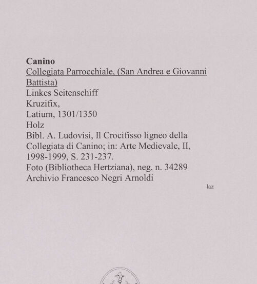 Rückseite von unbekannt [https://www.deutsche-digitale-bibliothek.de/content/lizenzen/rv-fz/] Kruzifix - Gesamtansicht, bh590044_recto. Foto.