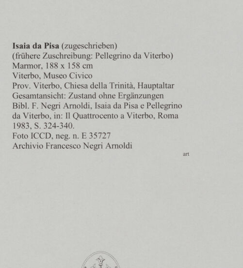 Rückseite von ICCD [https://www.deutsche-digitale-bibliothek.de/content/lizenzen/rv-ez/] Tabernakel - Gesamtansicht: Zustand ohne Ergänzungen, bh590923_recto. Foto.