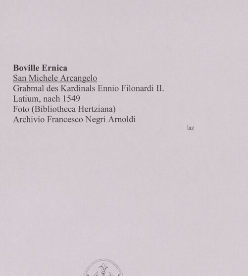 Rückseite von unbekannt [https://www.deutsche-digitale-bibliothek.de/content/lizenzen/rv-fz/] Grabmal des Kardinals Ennio Filonardi II. - Gesamtansicht, bh590948_recto. Foto.