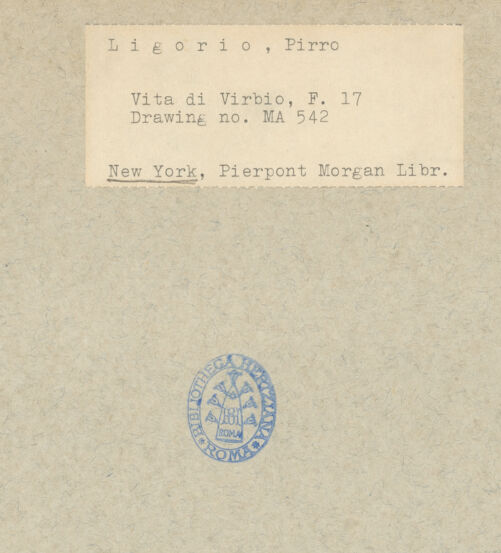 Rückseite von Bibliotheca Hertziana [https://www.deutsche-digitale-bibliothek.de/content/lizenzen/rv-ez/] BaldachinProphetenzyklus - Schema der Postamentreliefs, bh593230_recto. Foto.