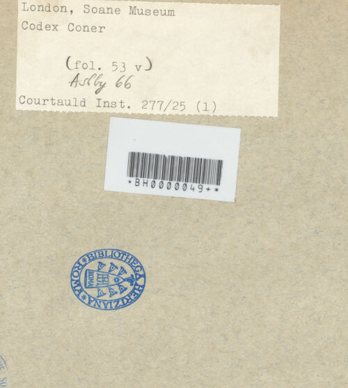 Rückseite von bh593532_recto