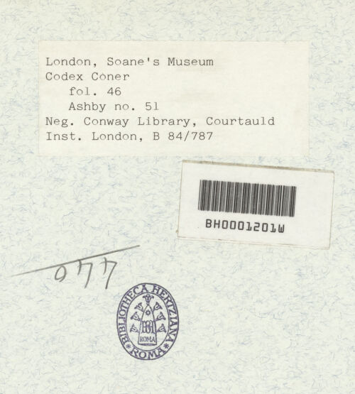 Rückseite von bh593541_recto