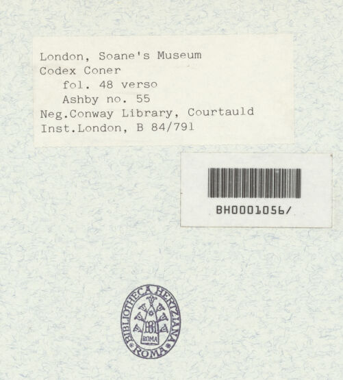 Rückseite von bh593545_recto