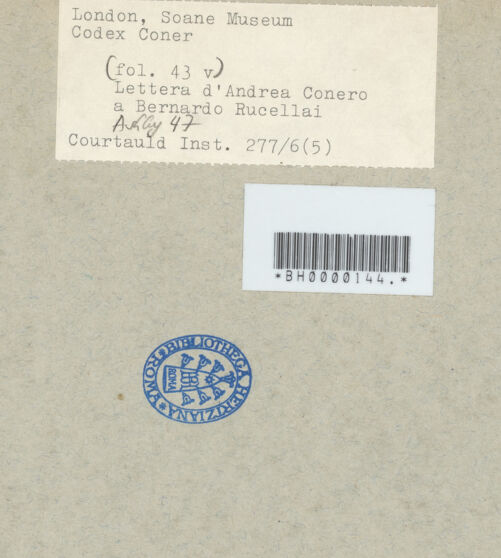 Rückseite von bh593553_recto