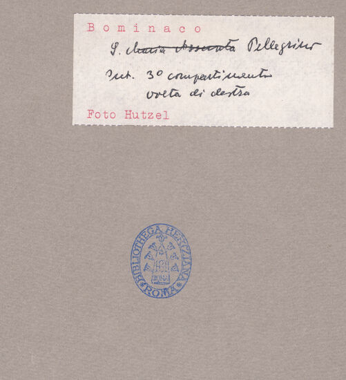 Rückseite von Bibliotheca Hertziana [https://www.deutsche-digitale-bibliothek.de/content/lizenzen/rv-fz/] Szenen aus dem Leben Christi und des heiligen Pellegrinus sowie liturgischer Kalender, Propheten und HeiligeWestwand, 3. Joch: liturgischer Kalender mit Monaten der zweiten Jahreshälfte und fünf Personen aus dem Alten Testament - Wandzone mit den Vertretern des Alten Testaments und dem liturgischen Kalender, bh593730_recto. Foto: Hutzel, Max.