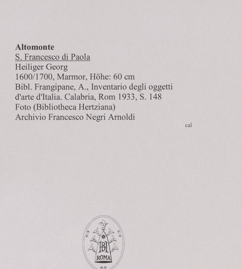 Rückseite von unbekannt [https://www.deutsche-digitale-bibliothek.de/content/lizenzen/rv-fz/] Heiliger Georg - , bh594700_recto. Foto.