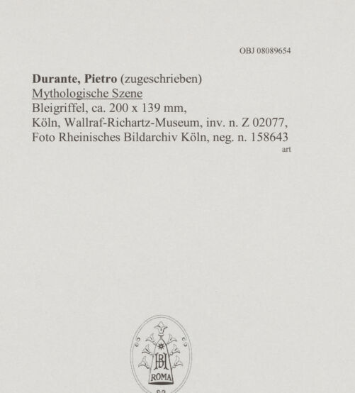 Rückseite von Rheinisches Bildarchiv Köln [https://www.deutsche-digitale-bibliothek.de/content/lizenzen/rv-ez/] Mythologische Szene - , bh594800_recto. Foto.