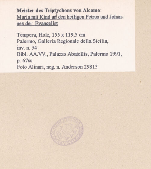 Rückseite von bh603134_recto