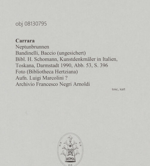 Rückseite von unbekannt [https://www.deutsche-digitale-bibliothek.de/content/lizenzen/rv-fz/] Neptunbrunnen - , bh606202_recto. Foto: Marcolini, Luigi ?.