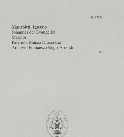 Rückseite von unbekannt [https://www.deutsche-digitale-bibliothek.de/content/lizenzen/rv-ez/] Johannes der Evangelist - , bh607748_recto. Foto.