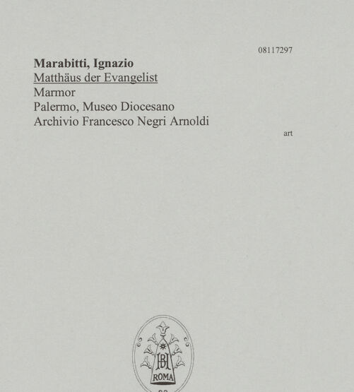 Rückseite von unbekannt [https://www.deutsche-digitale-bibliothek.de/content/lizenzen/rv-ez/] Matthäus der Evangelist - , bh607749_recto. Foto.