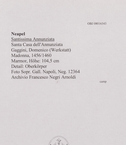 Rückseite von Sopr. Gall. Napoli [https://www.deutsche-digitale-bibliothek.de/content/lizenzen/rv-ez/] Madonna - Detail, bh607909_recto. Foto.