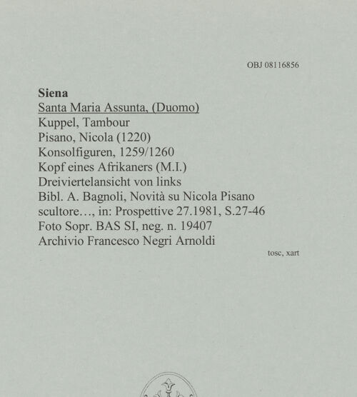 Rückseite von Sopr. BAS SI [https://www.deutsche-digitale-bibliothek.de/content/lizenzen/rv-ez/] KonsolfigurenKopf eines Afrikaners (M.I.) - Dreiviertelansicht von links, bh608054_recto. Foto.